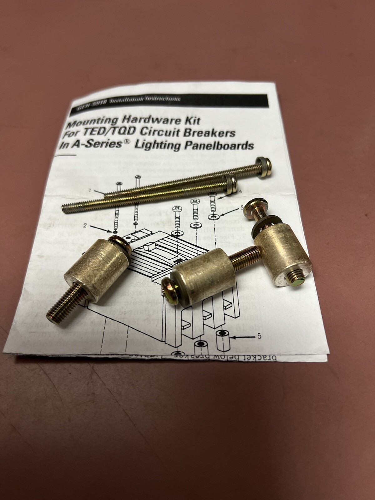 GE ASPTQD3P Mounting Kit for TQD Breakers 3-Pole USED- Great Condition