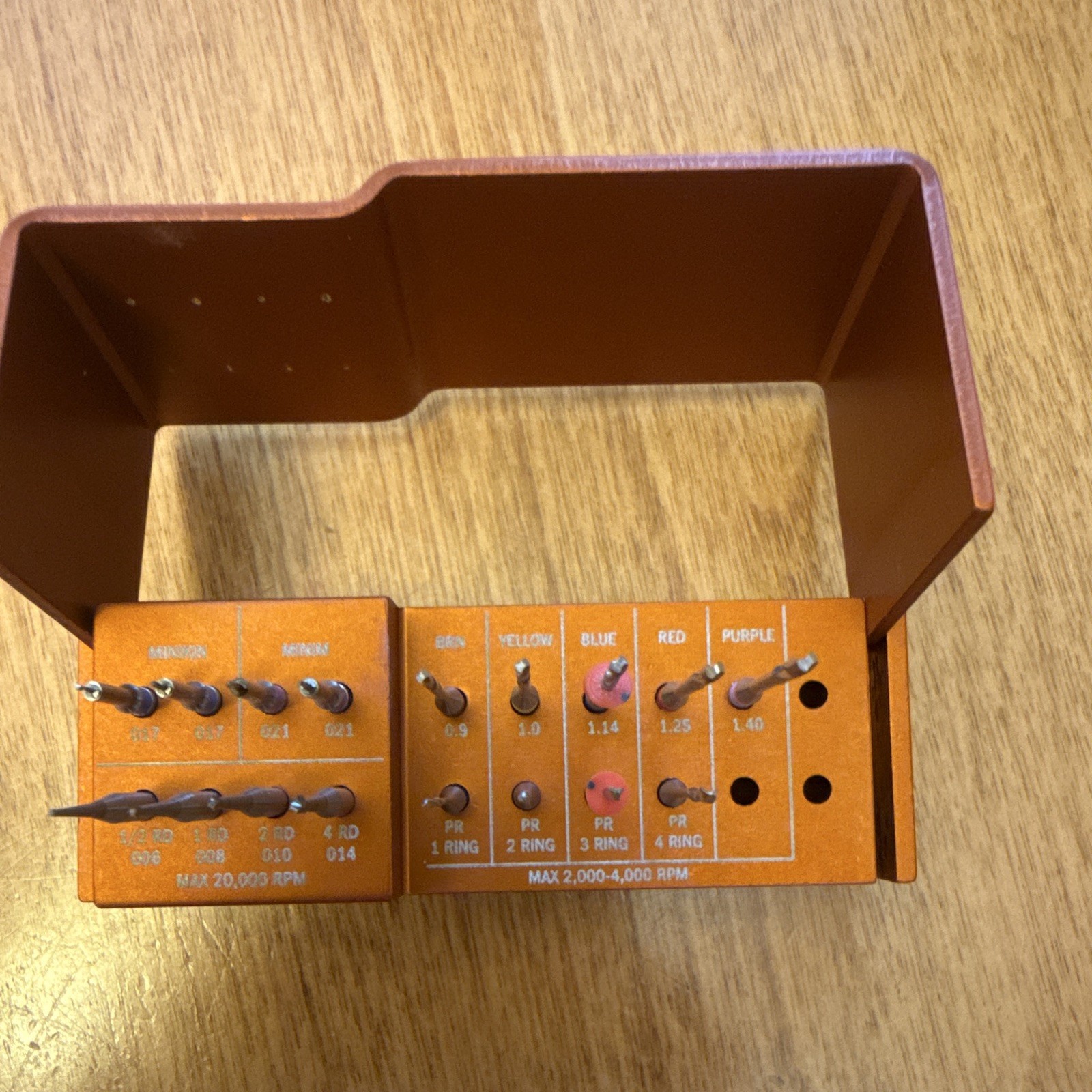 Brasseler USA 9411-C Dental Bur Kit RA Latch-Type, pin/post/core Dentistry