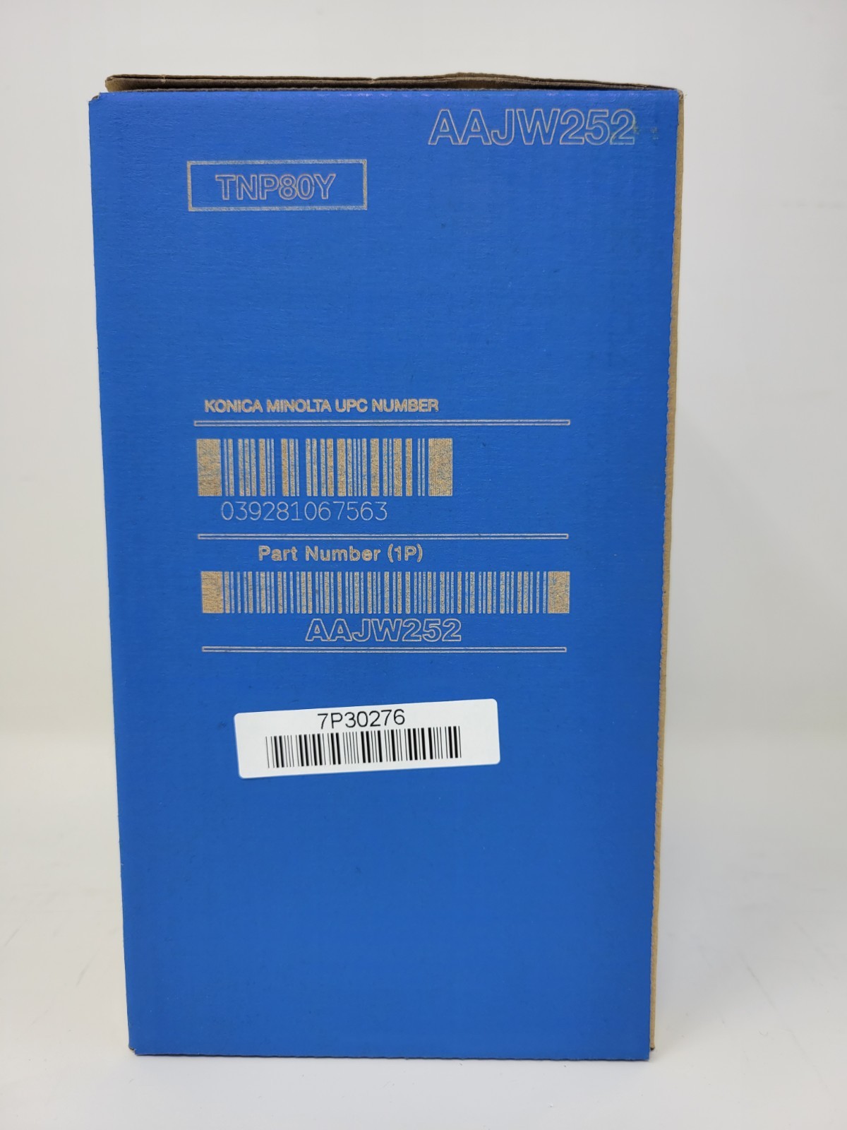 Konica Minolta AAJW232 TNP80Y Yellow Toner Cartridge Bizhub C3320i C3321i New