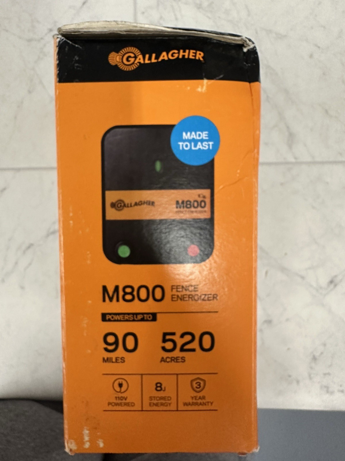 GALLAGHER M800 ELECTRIC FENCE ENERGY NEW IN OPENED BOX