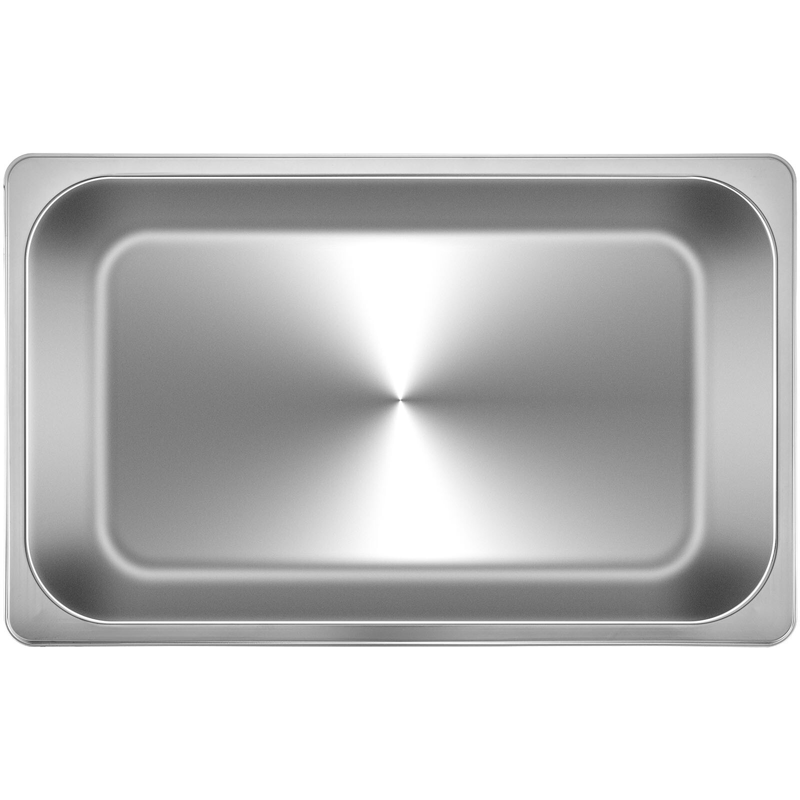 VEVOR 6 Pack 6″ Deep Stainless Steel Steam Table Pans Hotel Food Prep Pan