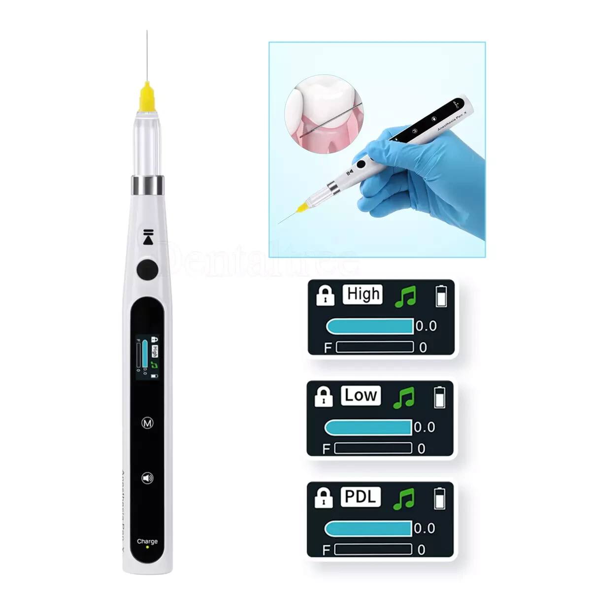 Pro Dental Painless Oral Anesthesia Device Pen with Aspiration
