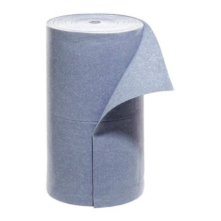 Pig Blu104 Sorbent Roll, Universal, 41 Gal Vol Absorbed Per Pkg, 30 In X 150