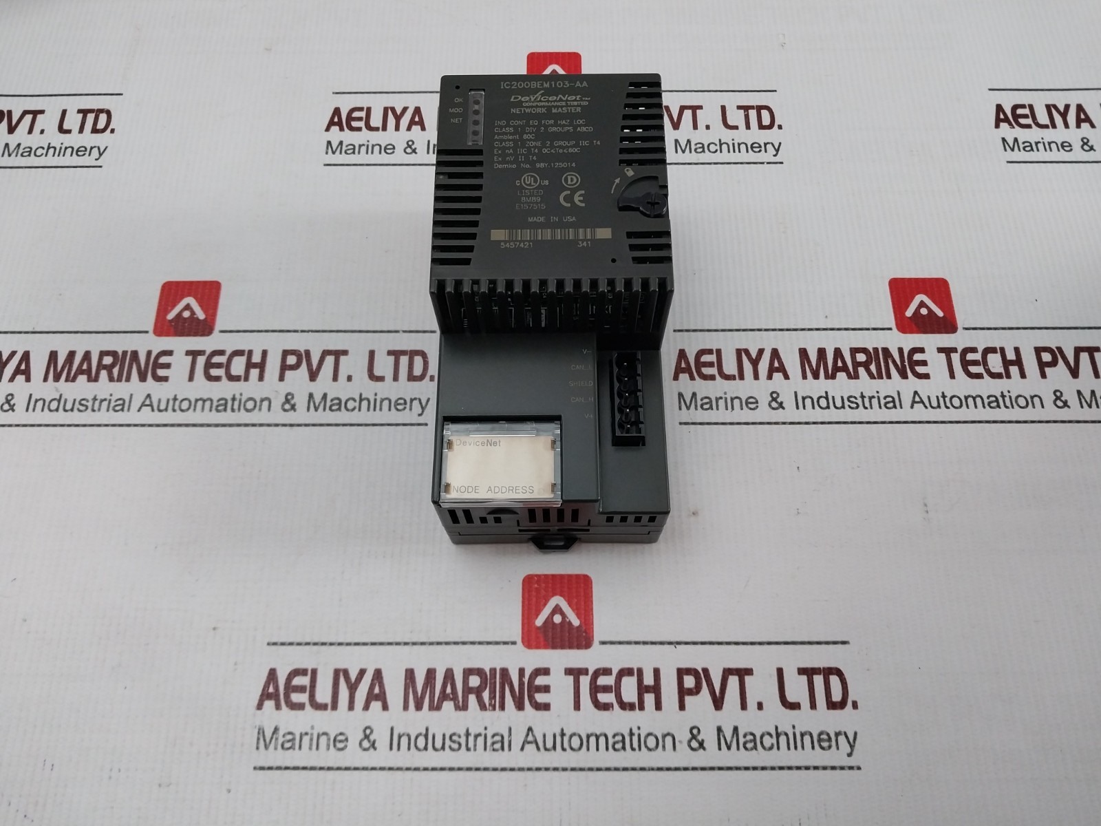 GE FANUC IC200BEM103-AA DeviceNet Network Interface Module 60C 98Y.125014