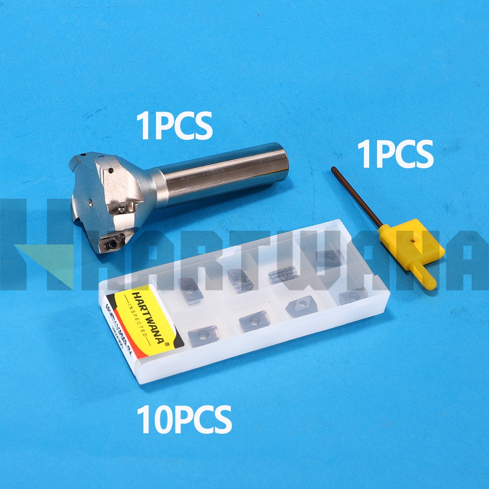 40mm Face Milling Cutter End Mill Holder Milling Inserts APMT1135PEDR 10PCS