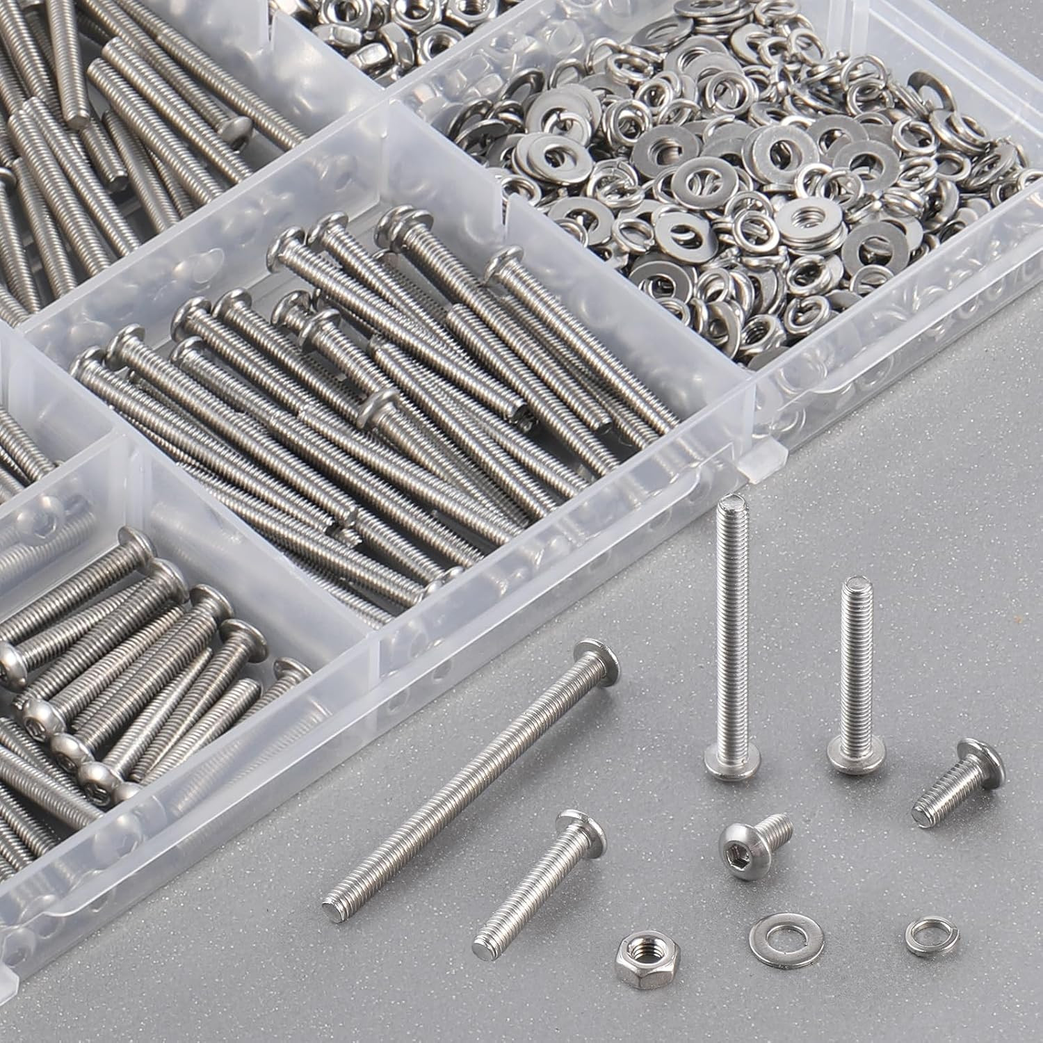 VGBUY 600Pcs M3 Screw Assortment Kit, M3 Screws (8 Sizes 6-30Mm) for 3D Printer