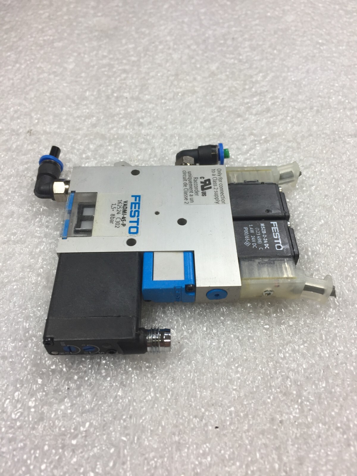 FESTO 162524 VADMI-45-P D902 1.5 8BAR Vacuum Generator FREE SHIPPING