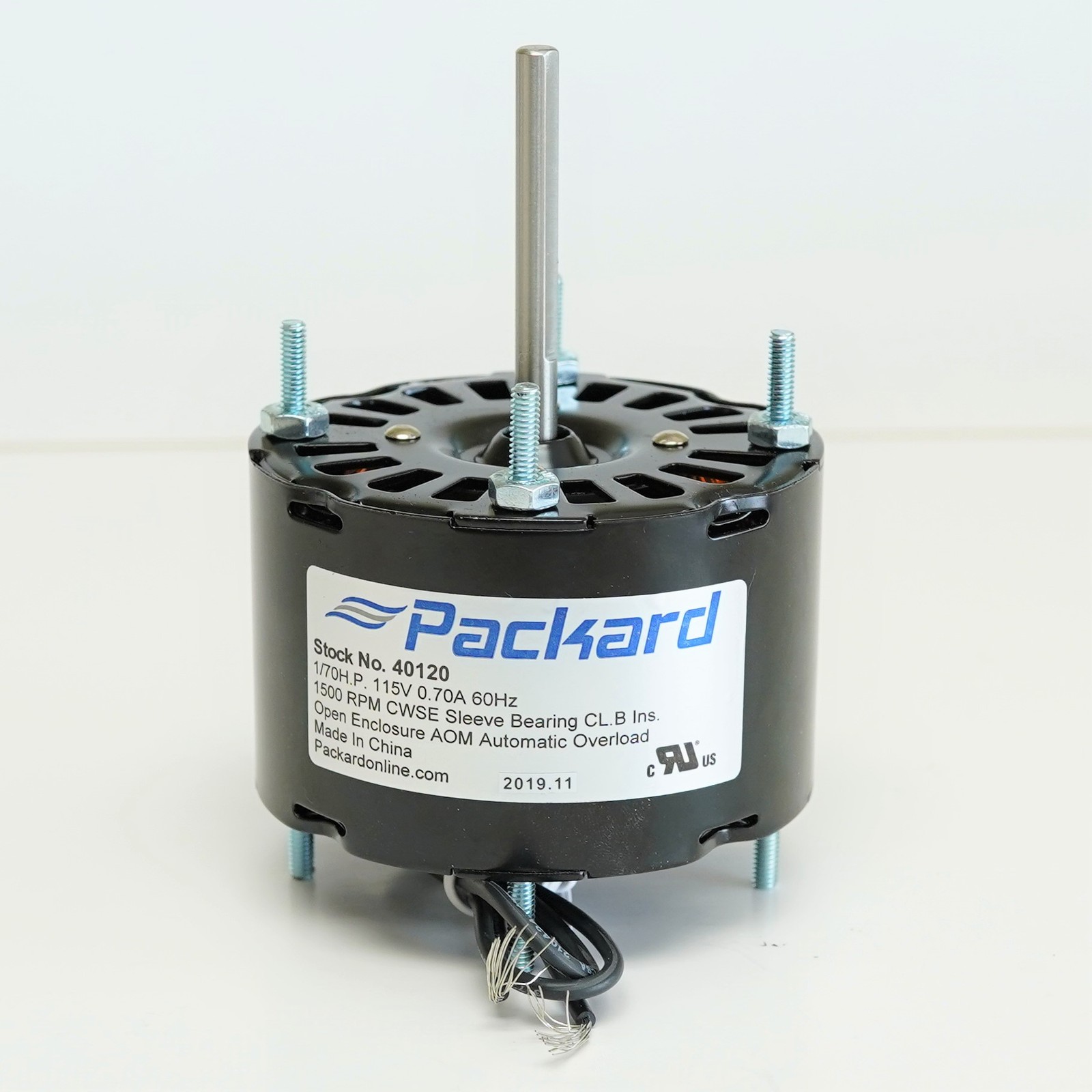 40120 3.3″ Motor 1/70 HP 1500 RPM 115 Volts CW Rotation Replaces Fasco D120 U-14