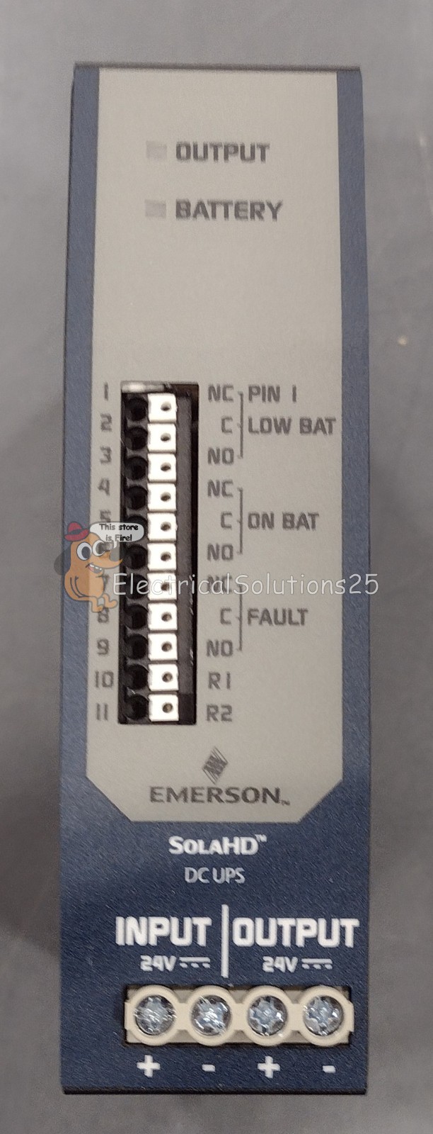 New Emerson SDU10-24B 24V 10A 240VA DIN Rail DC UPS – Free Shipping