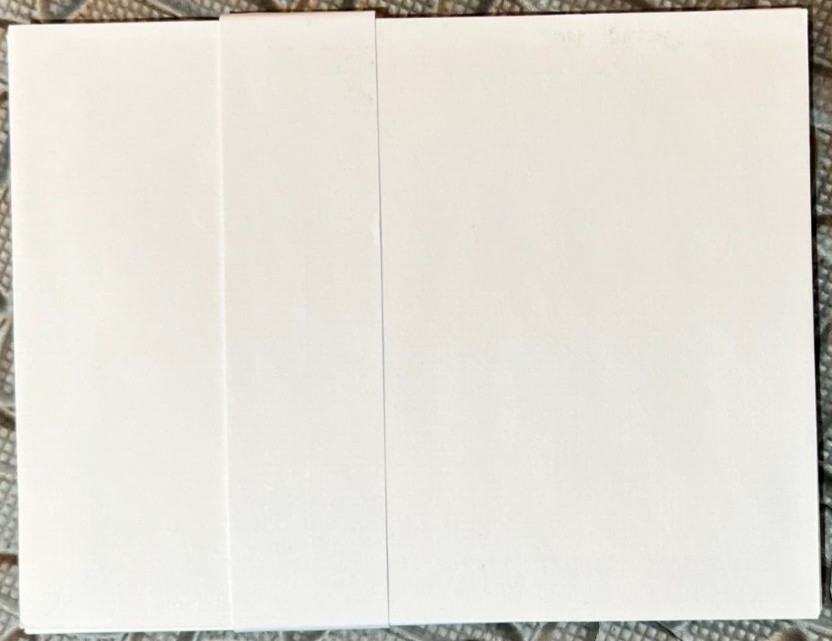 White A2 – 4-3/8″ x 5-3/4″ Envelopes Unbranded Gummed Flap Lot of 77 Count