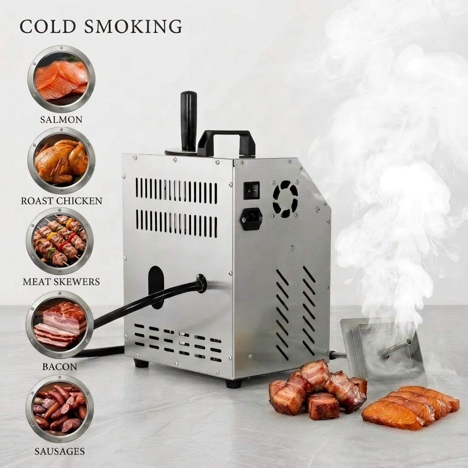 HAKKA Smoke Generator for Smoker Electric Smoker Generator Commercial Smoking
