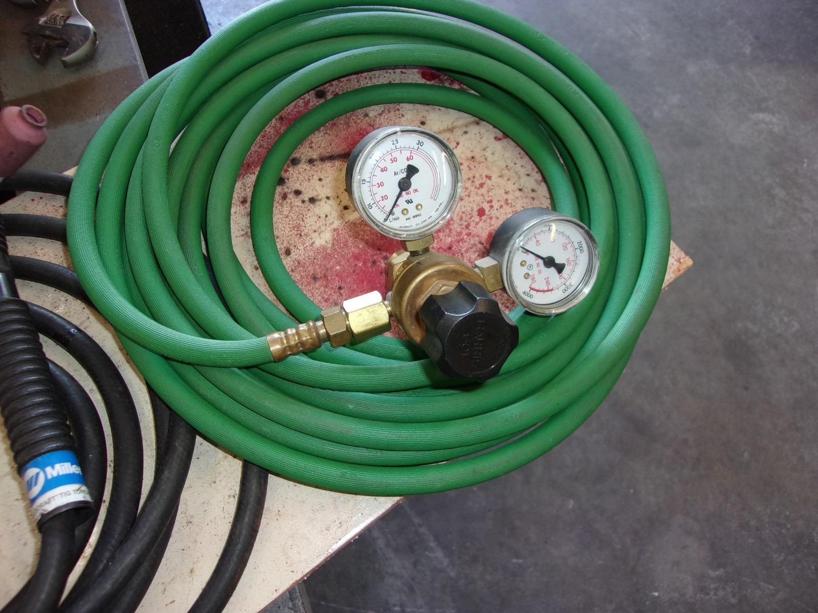 THERMAL ARC 95S, INVERTER WELDER WITH MILLER FLEX HEAD DRY RIG
