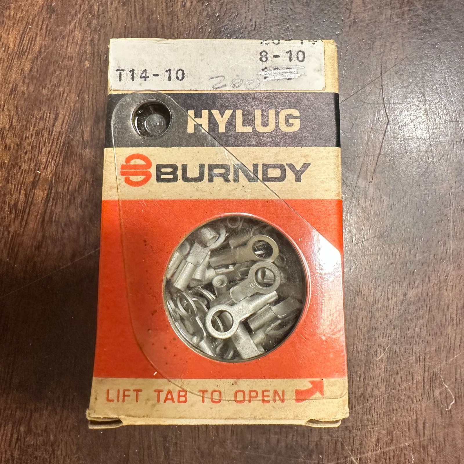 Burndy Hylug T14-10 Electrical Lug Kit 8-10 AWG Aluminum Compression Terminals