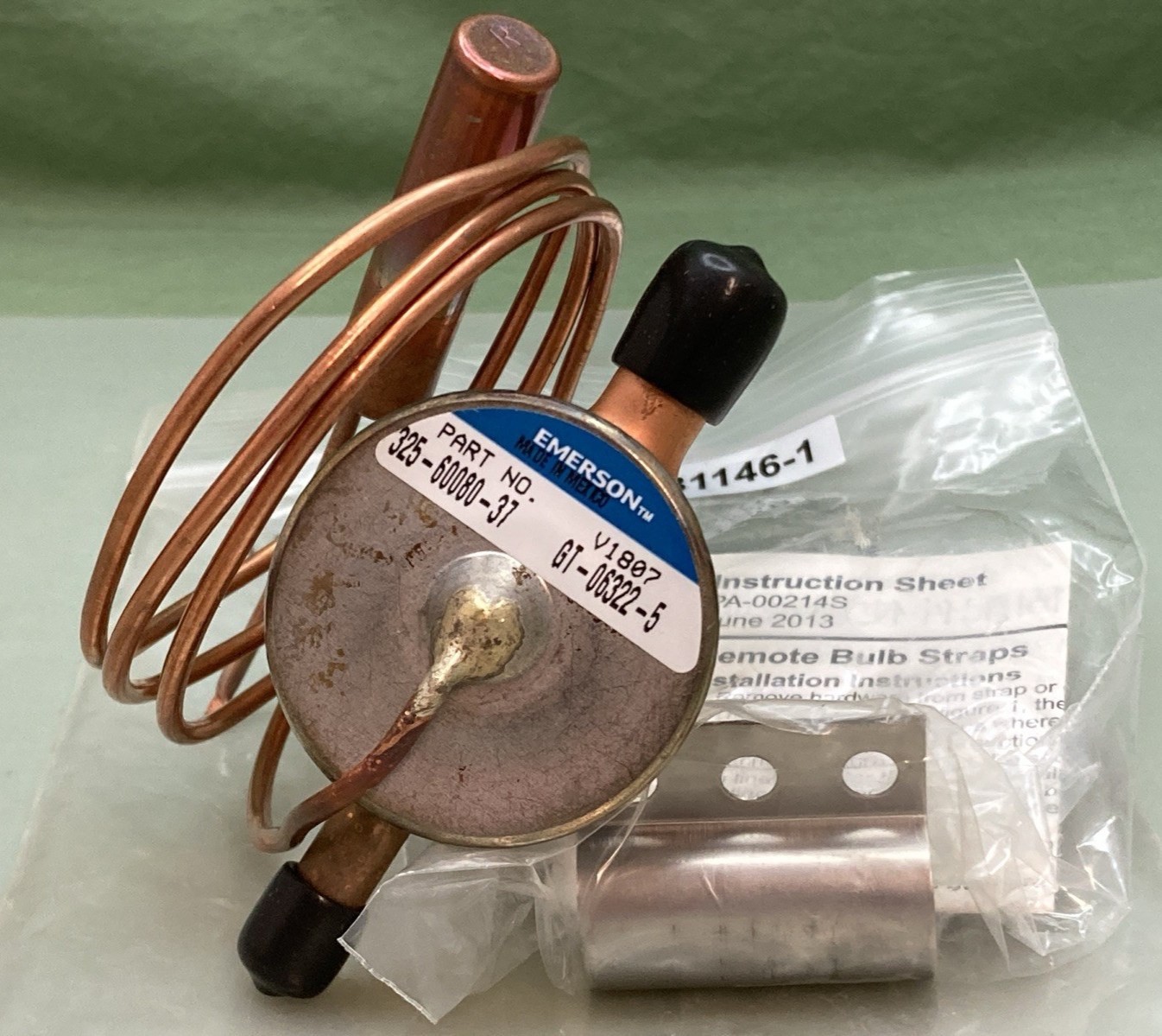 NEW GENUINE EMERSON 325-60080-37 Thermal Expansion Valve, TXV, R134A