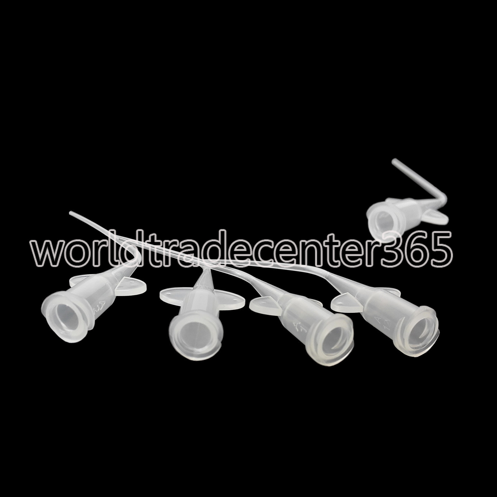 100Pcs Dental Endo Irrigation Syringe Tips Disposable Irrigator Tip Pure 0.25mm