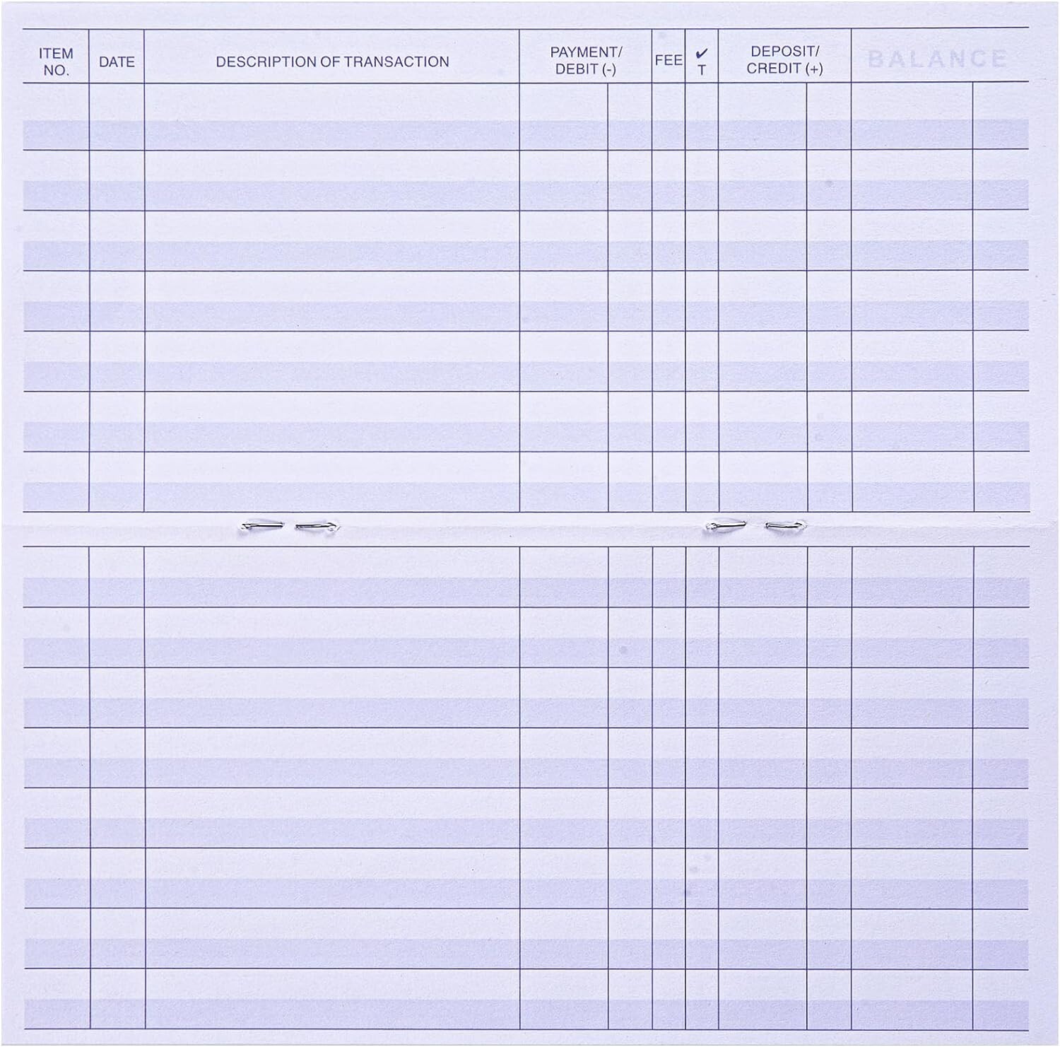 24 PCS Check Registers for Personal Checkbook, Easy to Read Checkbook Register