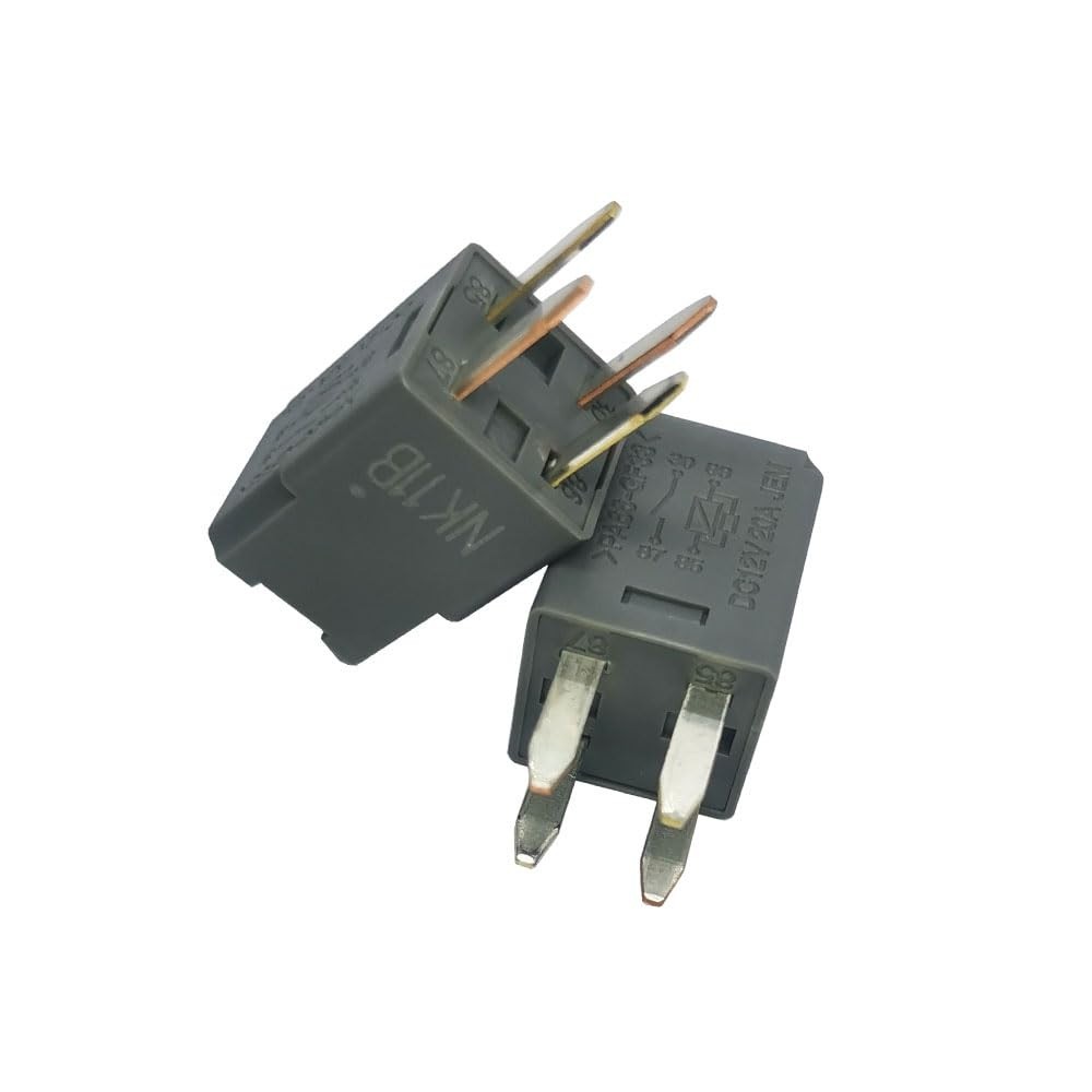 2Pcs 13848981 PA66-GF33 DC12V 20A 4 Pin Power Relay Compatible 13502753 19116962