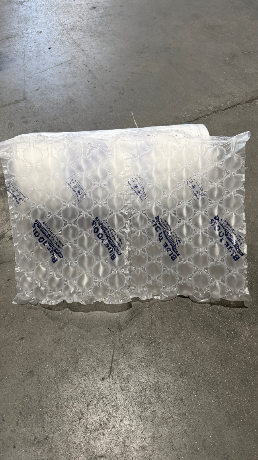 984ft x 16″ Air Cushion Machine Film Small Bubble Pillow Packaging Padding Roll