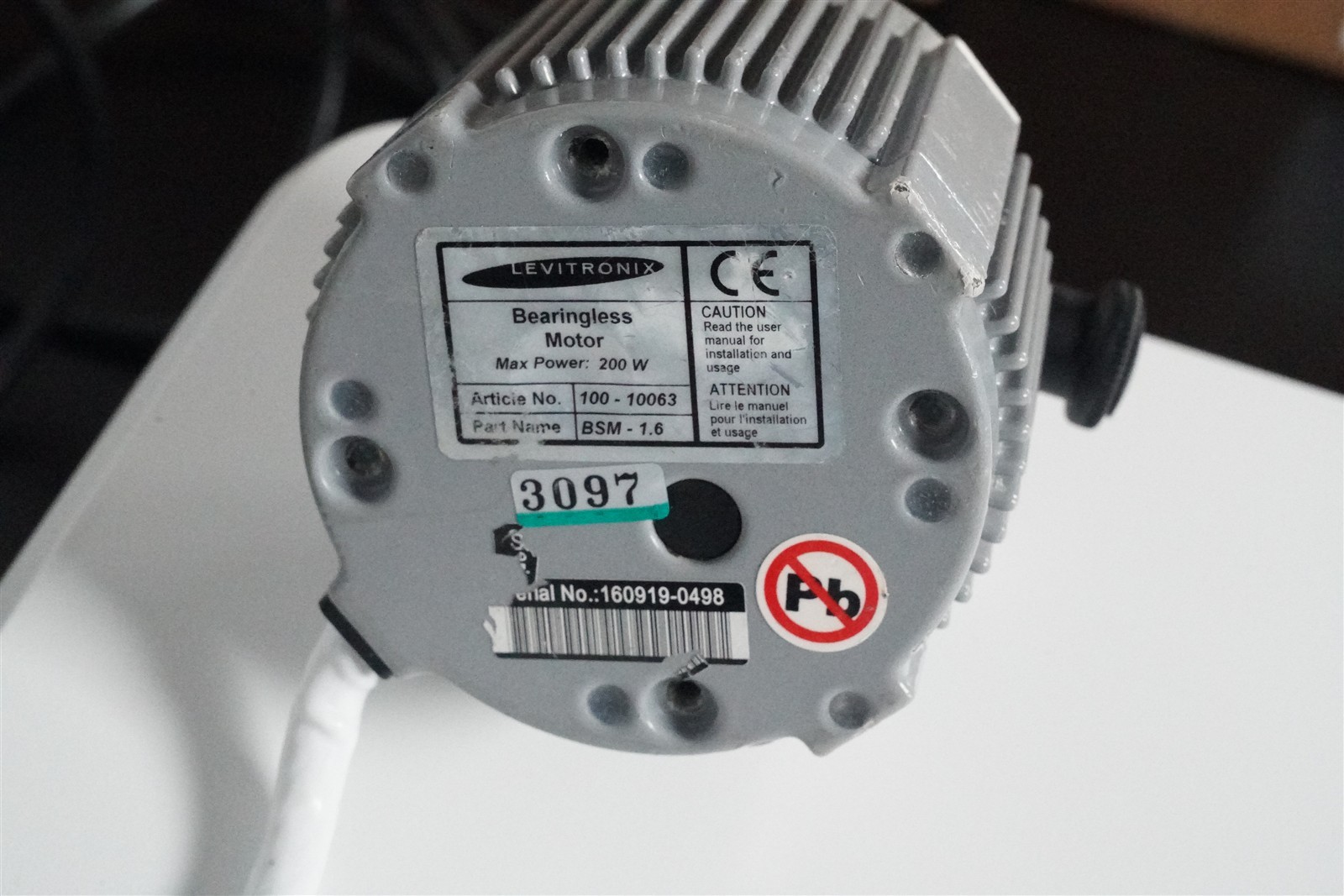 Levitronix Bearingless Motor BSM-1.6 (ATEX) (Article 100-10063)