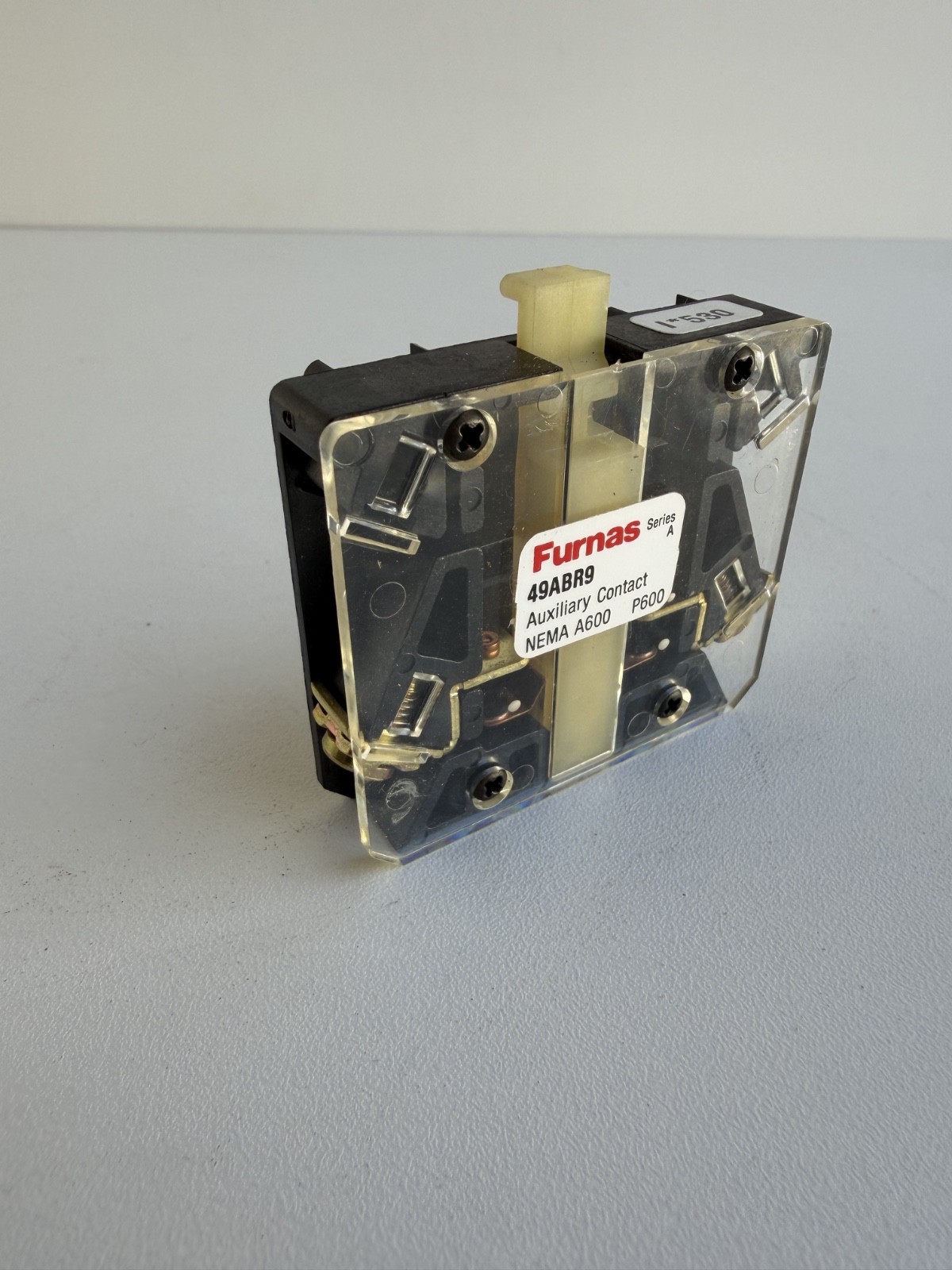 Furnas 49ABR9 Series A Auxiliary Contact Kit 1NO Side Mount NEMA A600 P600 NOS