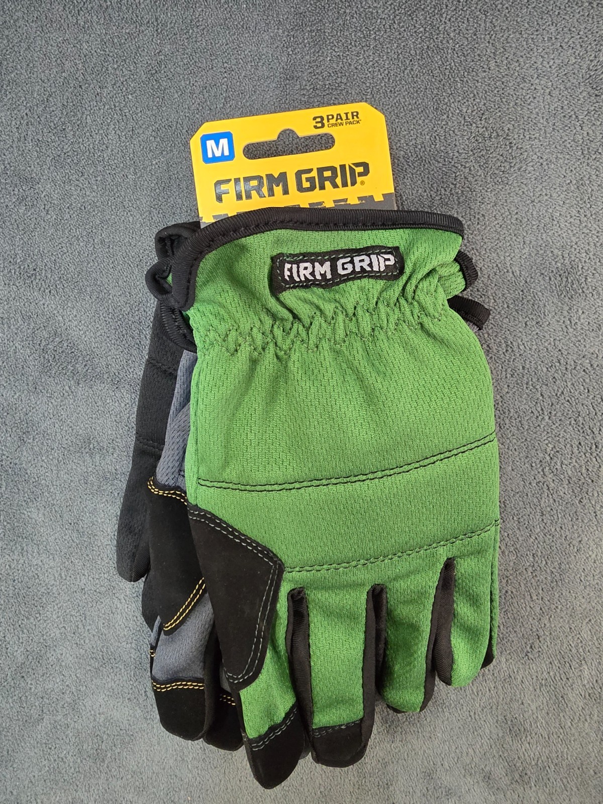 Firm Grip Medium High Performance Utility Work Gloves (3-Pack)