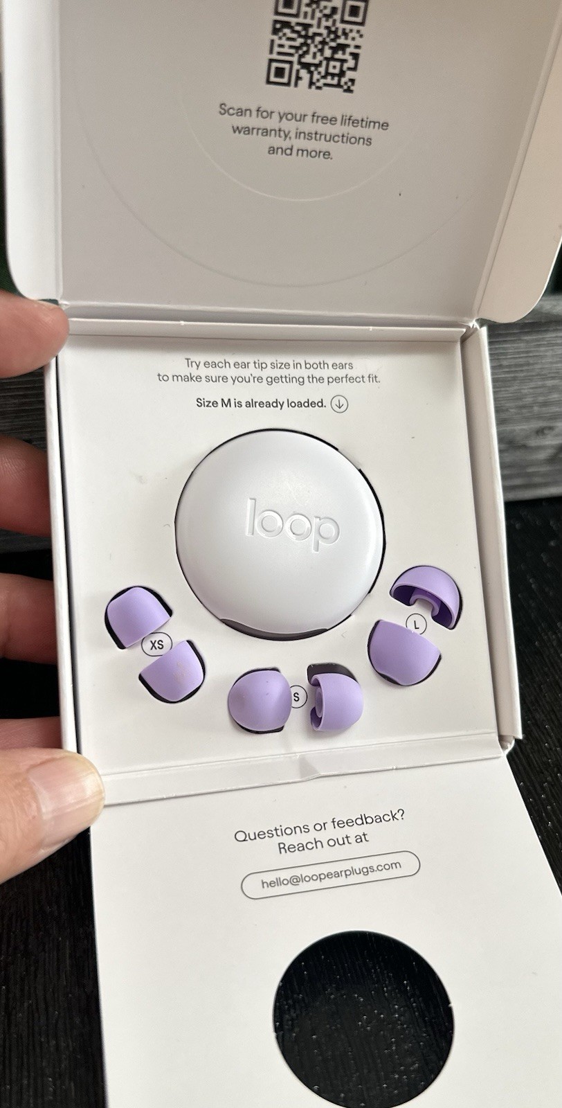 Loop Quiet 2 Ear Plugs Ultra Comfy Reusable Noise-Reducing 14 NRR Violet New