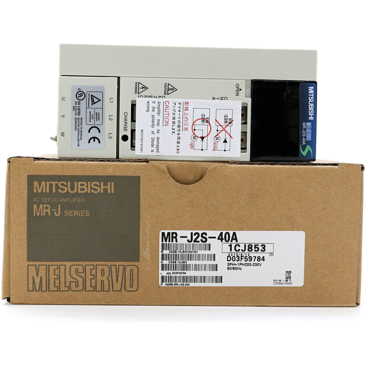Higher Quality Mitsubishi MR-J2S-40A Servo Drive -New Arrival, Free Shipping