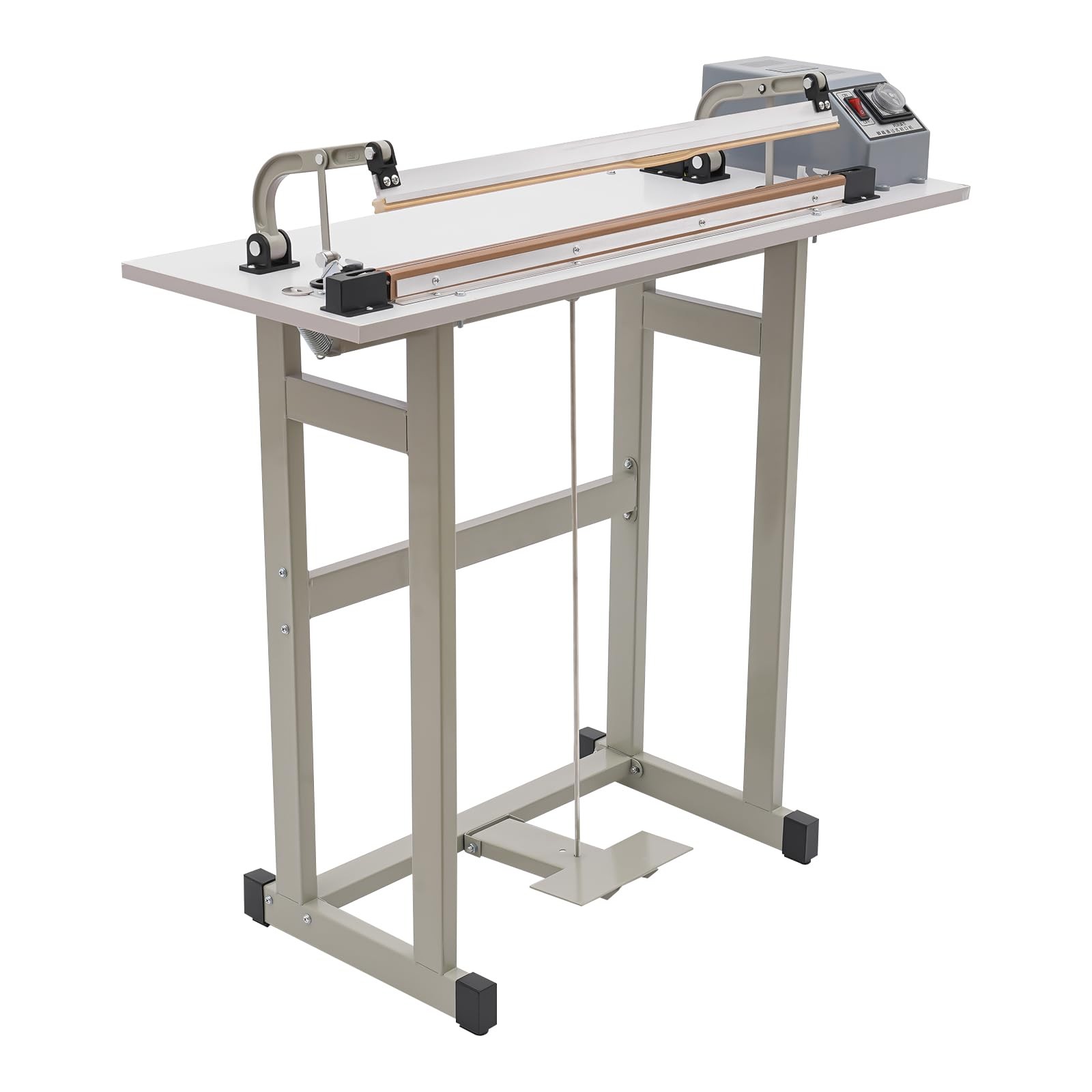 22.83″ Foot Pedal Impulse Sealer heat sealing machine,Plastic Bag sealer AC110V