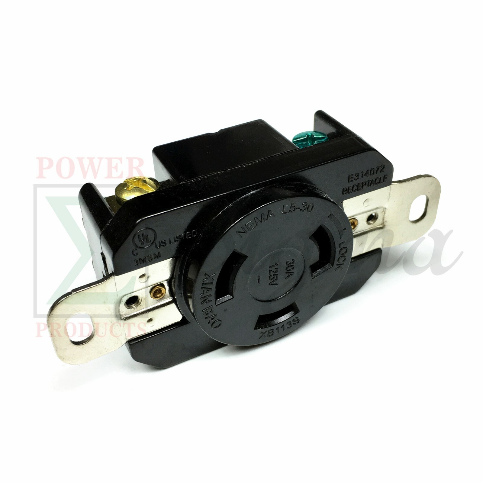 NEMA L5-30P L5-30R 30A 125V Twist Lock Electrical Plug Connector Male/Female UL