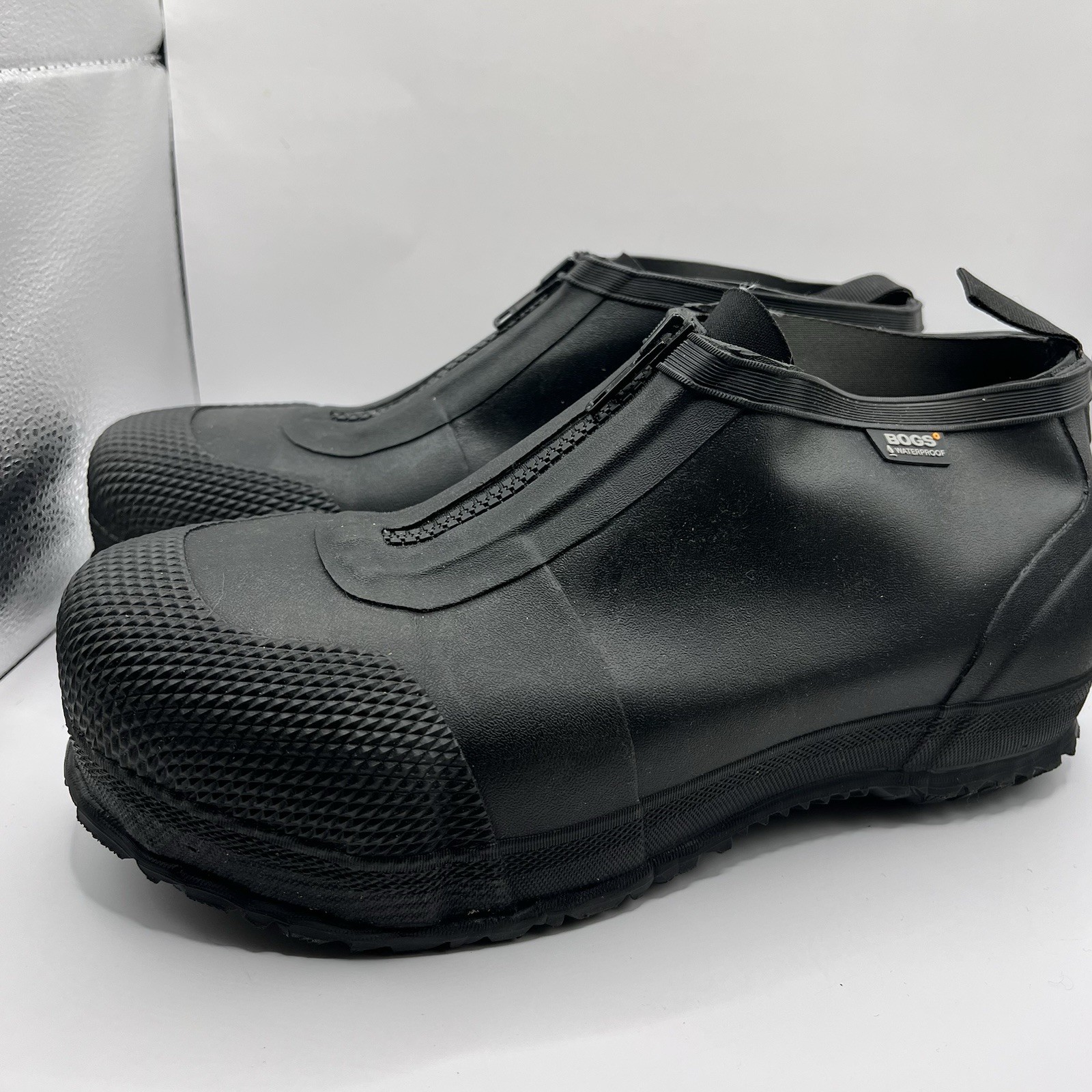 Bogs Unisex Adult Overshoe Zip Comp Toe Work & Safety Shoes Black Men’s 8