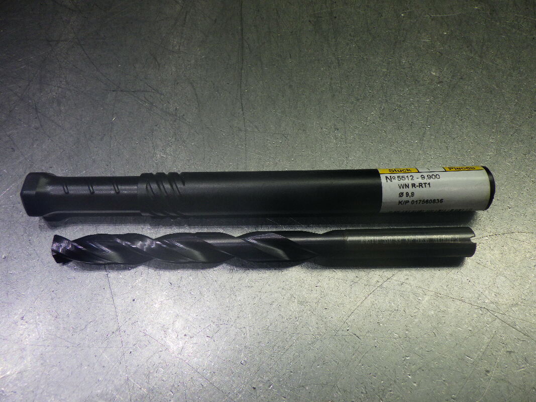 Guhring 9.9mm Coolant Thru 7xd Carbide Drill 10mm Shank 9055120099000 (LOC1930B)