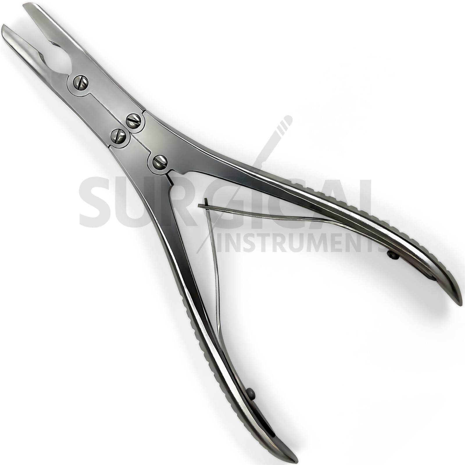 Ruskin Bone Rongeur 7.50″ Straight 5mm Bite Double Action Stainless German Grade