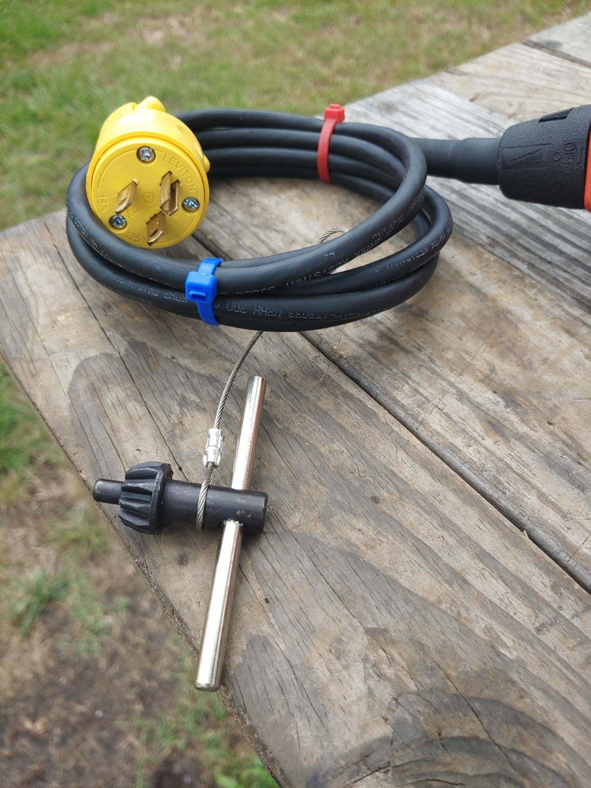 Milwaukee 1107-1 1/2″ Heavy Duty D-handle Drill. USA. Serviced.