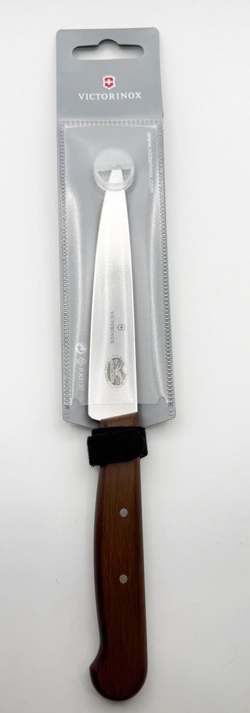 Victorinox Wood Chef Carving Knife 5in 12cm Pine Handle Brown Swiss 5.2000.12RAD
