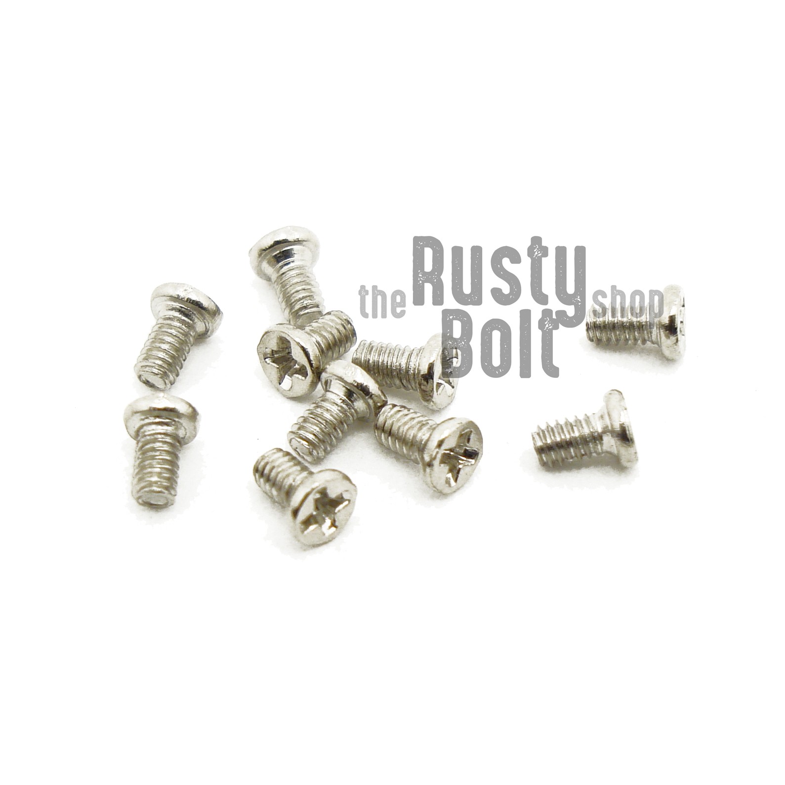 M1.2. x 2mm, Phillips Wafer Flat Head Screws, Stainless, Laptop, Machine