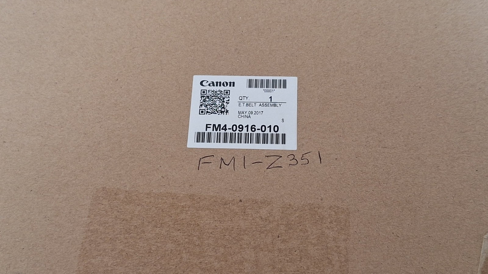 Genuine Canon FM4-0916, FM1-Z351 Transfer Belt (ETB) Assembly NEW