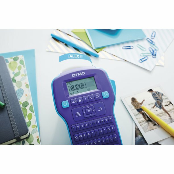 DYMO COLORPOP! Label Maker Tape, .5 Inch x 10 Feet, Black on Silver Glitter