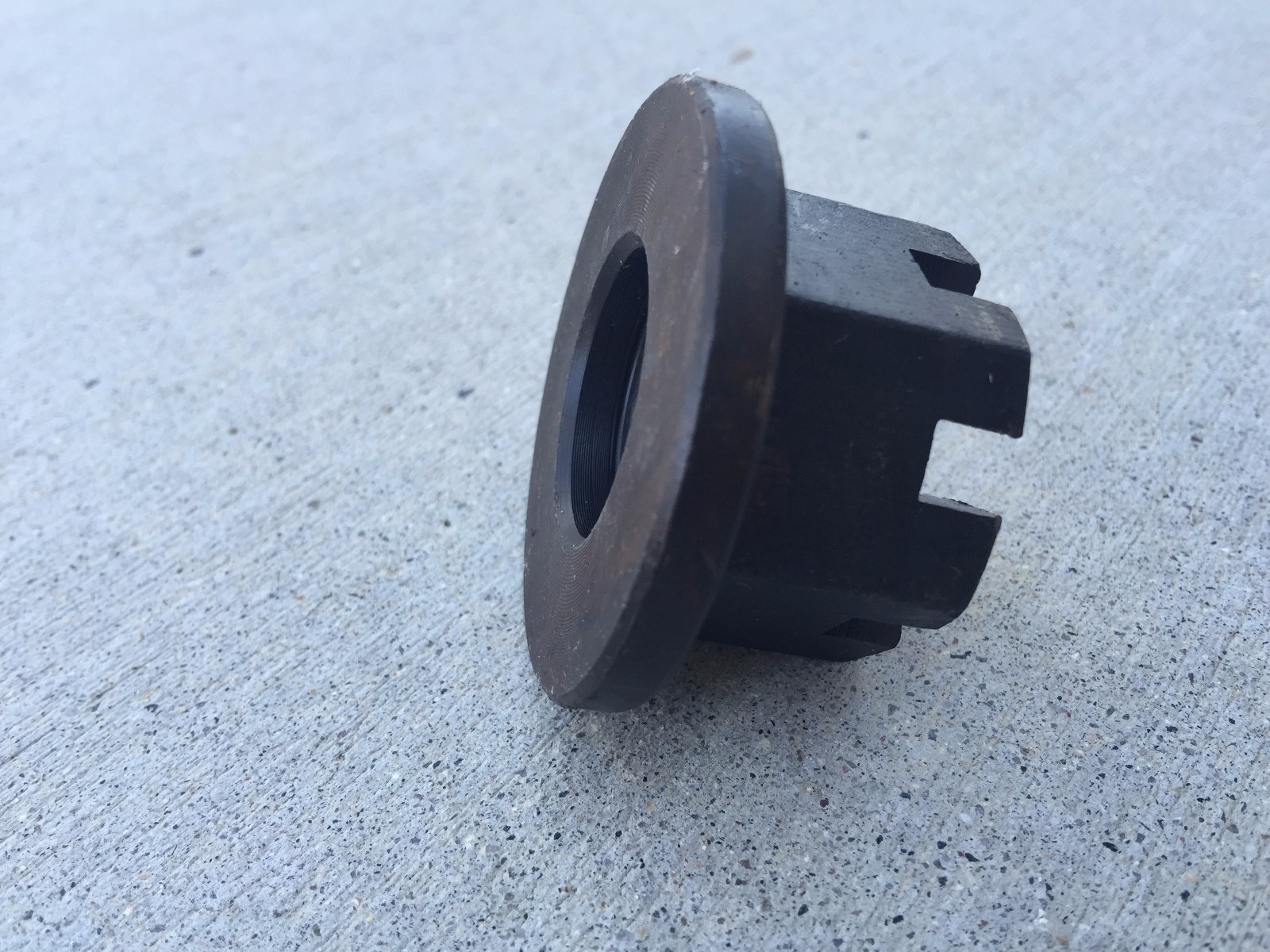OEM 120050 1”-14 Thread Castle Nut for Rotary Cutter Gearbox (11-008)