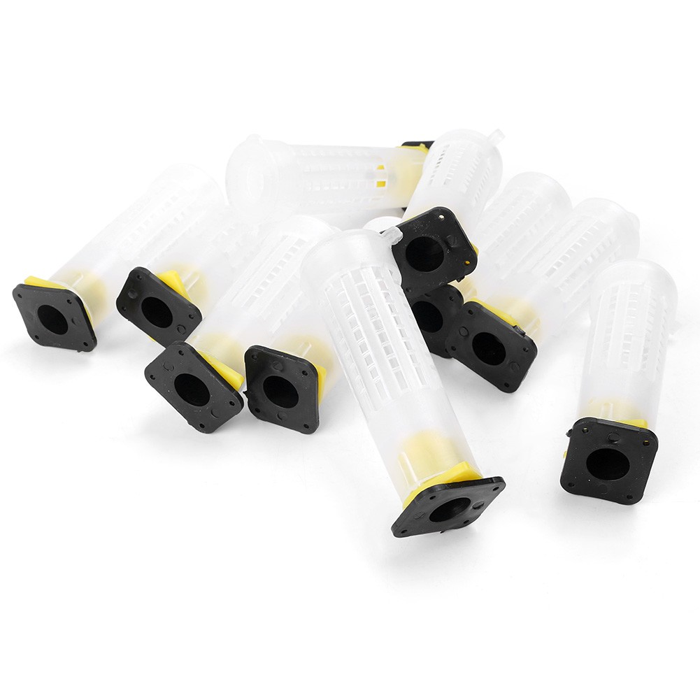 Beekeeping Rearing Cup Kit Queen Bee Cages Beekeeper Equipment Tools ff 10 PCS
