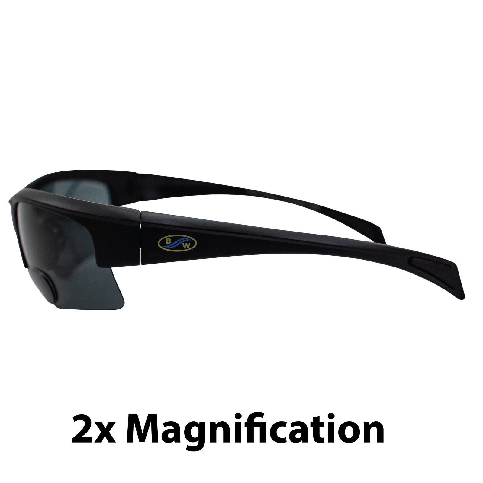 Global Vision BIFOCAL2 2.0 Bifocal BROWN Polarized LENS Sunglasses BLACK FRAME