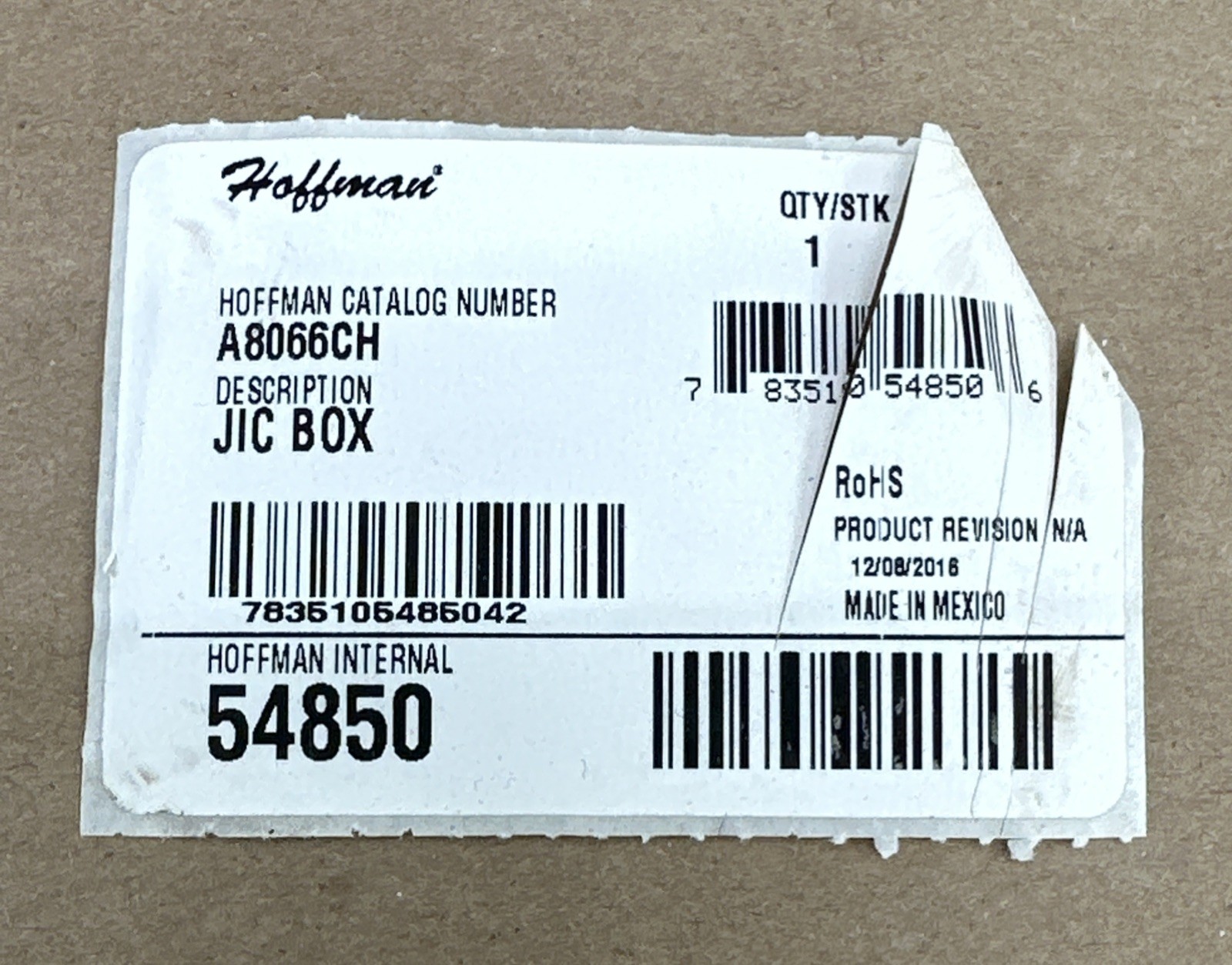 Hoffman Nvent A8066CH Electrical Enclosure – BRAND NEW SURPLUS + WARRANTY! 🇺🇸