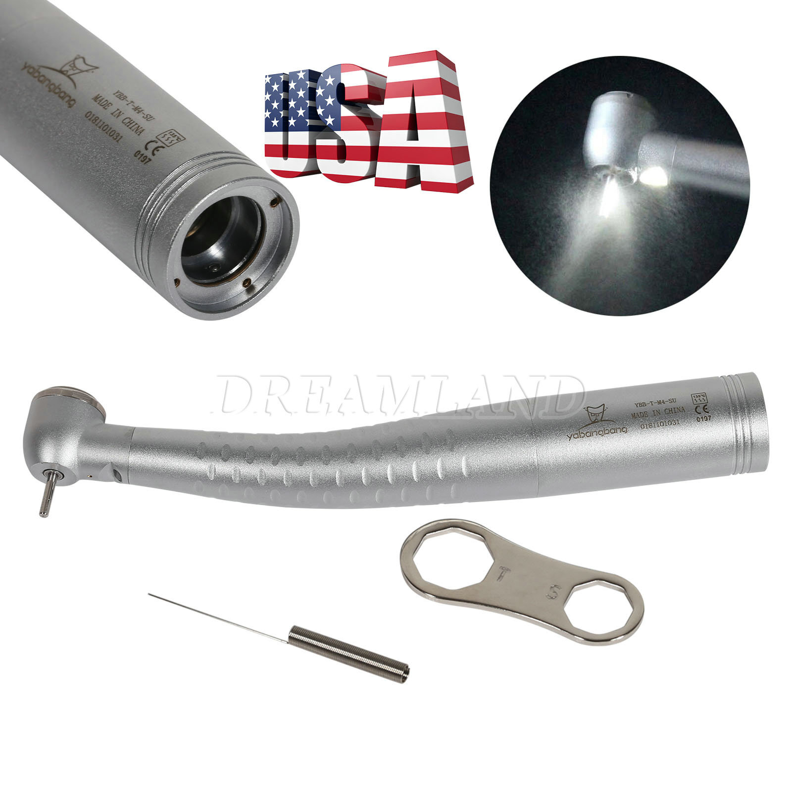 KAVO STYLE Dental Fiber Optic LED High Speed Handpiece YB6/YD6 USA