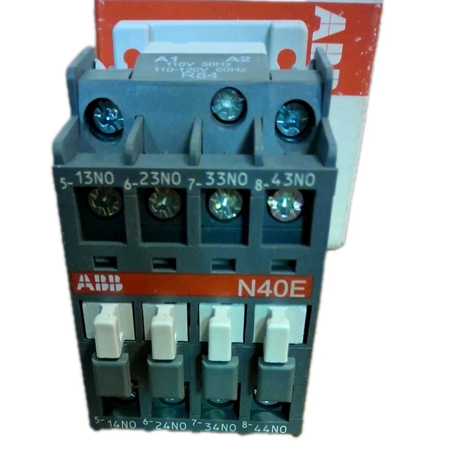 ABB 1SBH141001R8440 N40E Contactor Relay 110-120V60Hz 110V50Hz Made In Bulgaria