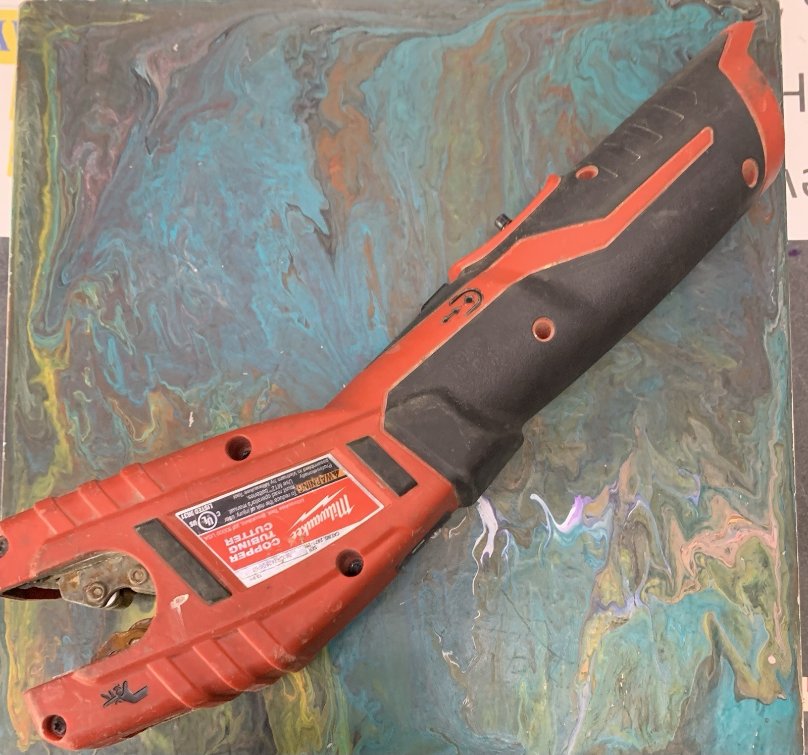 As-Is Broken Button Milwaukee 2471-20 M12 Cordless Copper Tubing Cutter