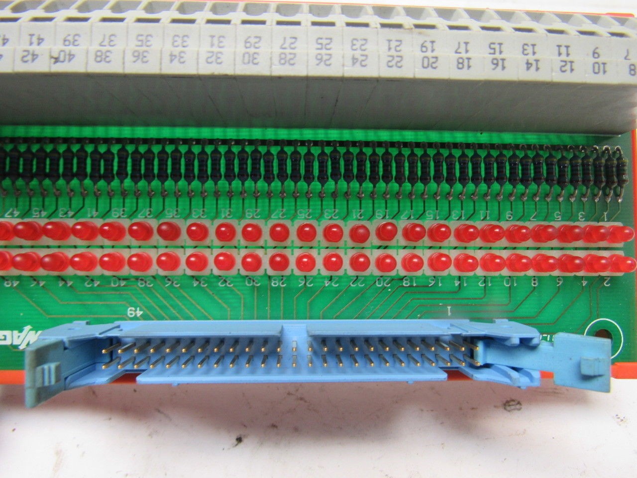 Wago 810-736008 60 Pin Interface Module Din Rail Mount