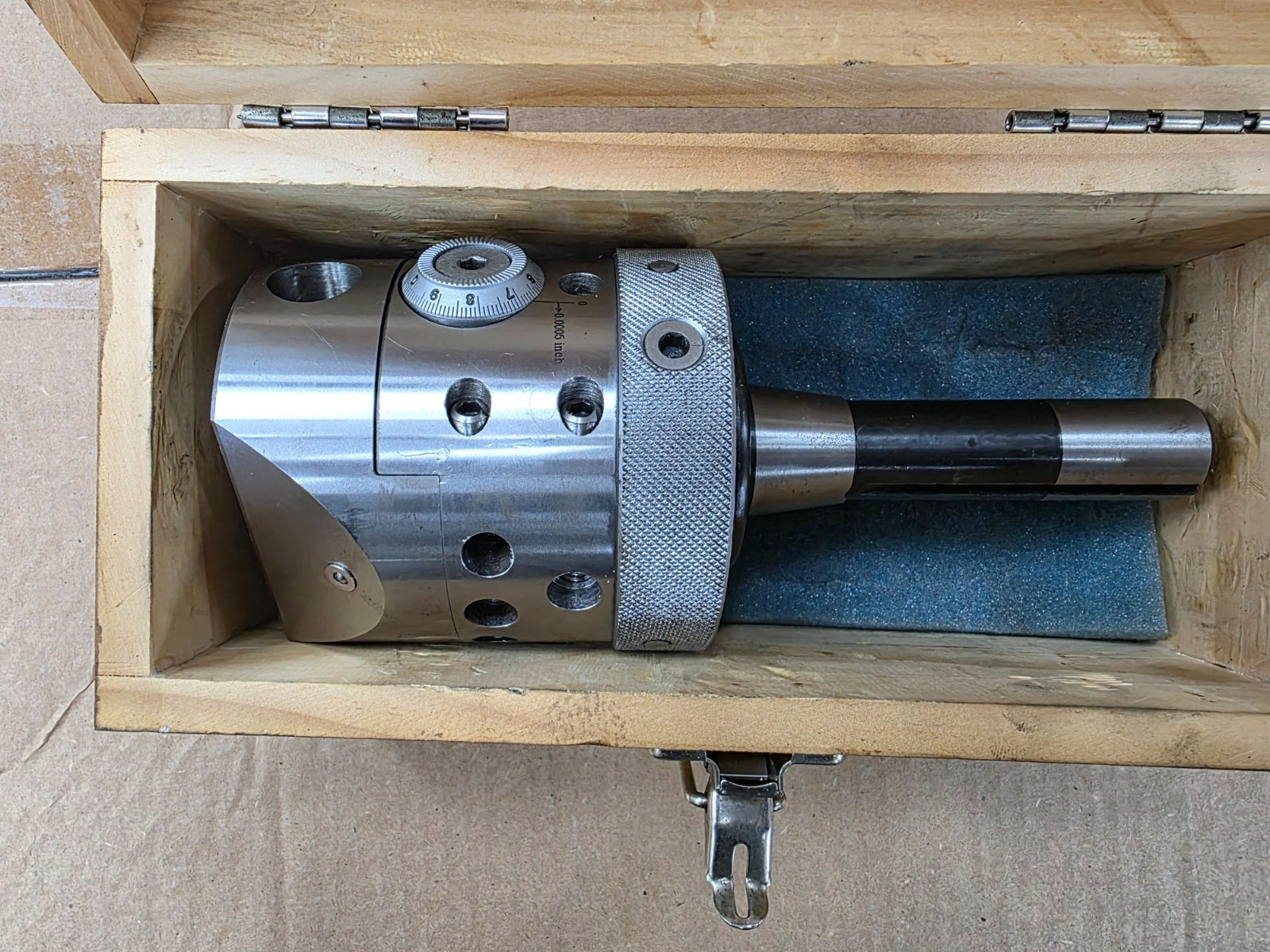 Unknown2 3 Feed Automatic Boring Head R8 Used & Works No Boring Bars Included