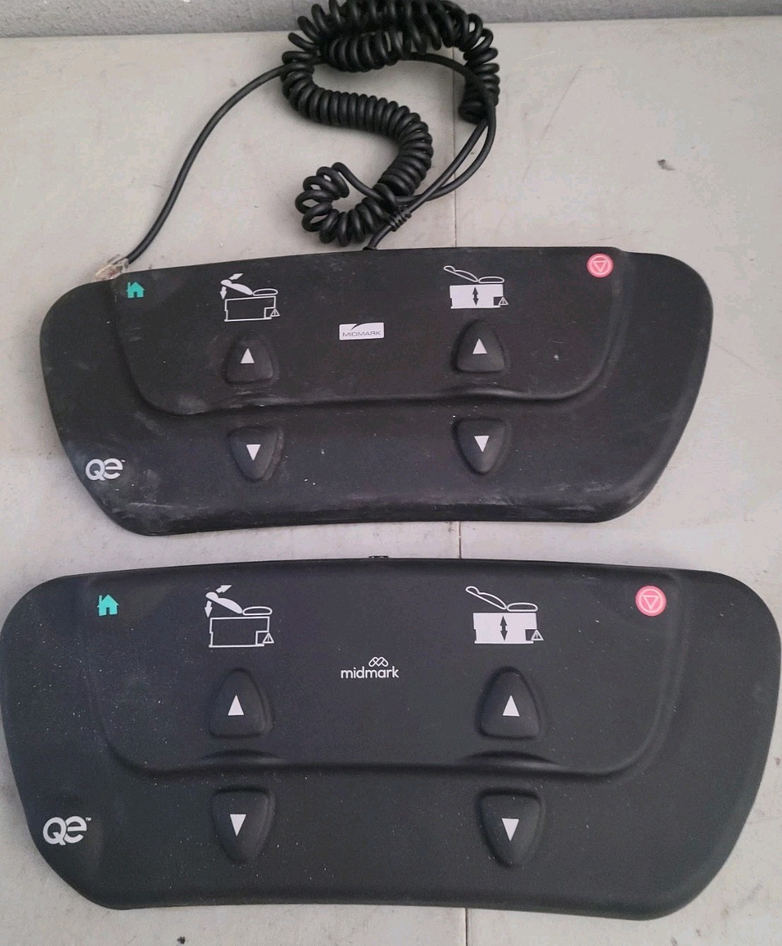 Lot Of 2 Midmark EXAM,Wireless Foot Control, One Wireless & 1 Wired