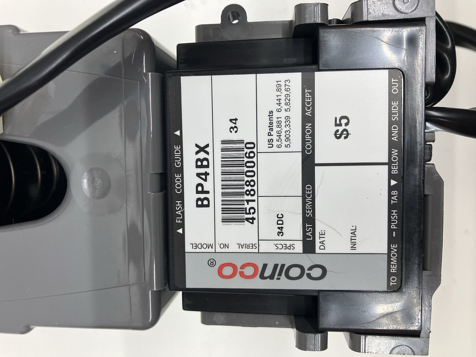Coinco BP4BX Bill Validator / Acceptor – 34VDC – Tested & Working – Free Returns