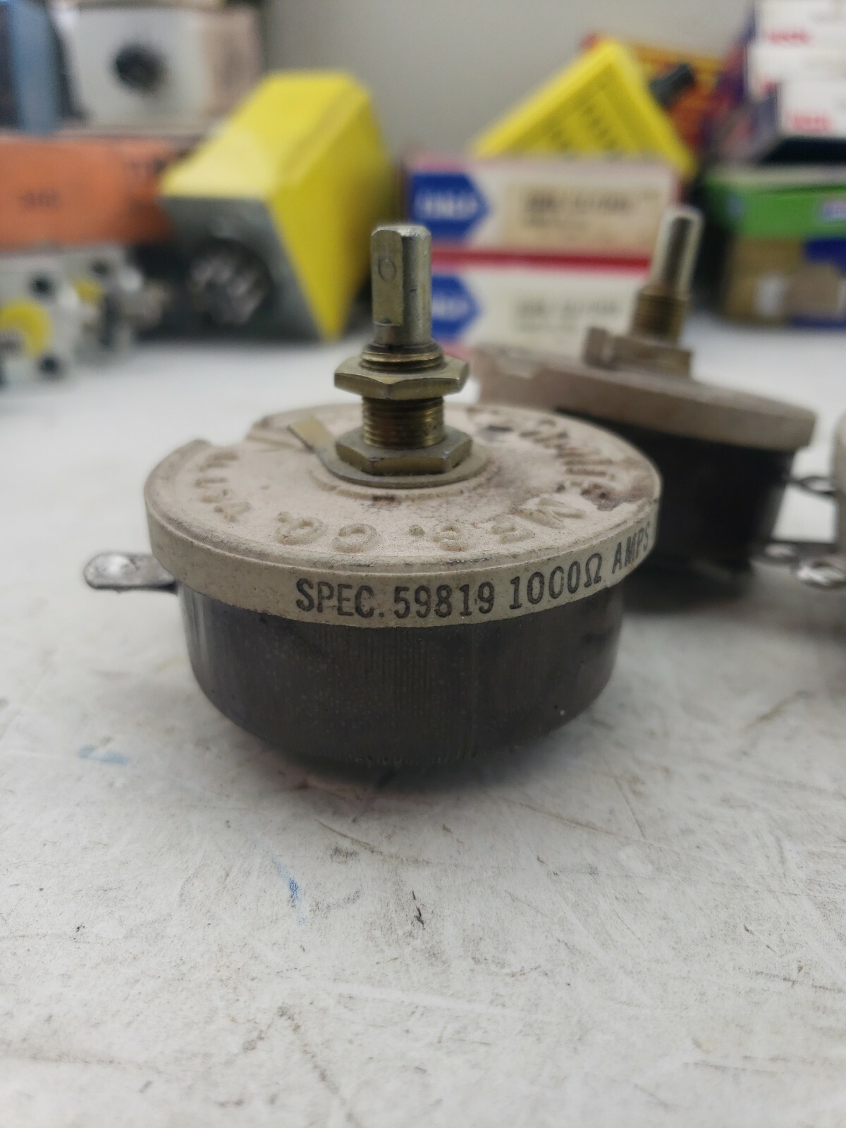1pc, OHMITE 59819 1K0, .48A, 1000Ω Ceramic Rheostat (4B5)