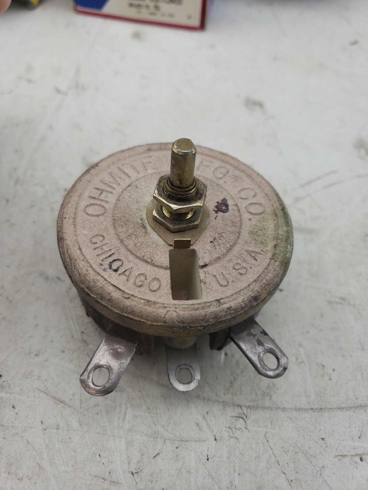 1pc, OHMITE 65953 1K0, .49A, 1000Ω Ceramic Rheostat (4B5)
